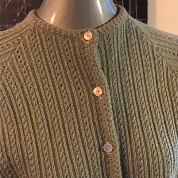 Vintage 1950’s Sidney Gould Wool Cardigan Sweater - Picture 2 of 7